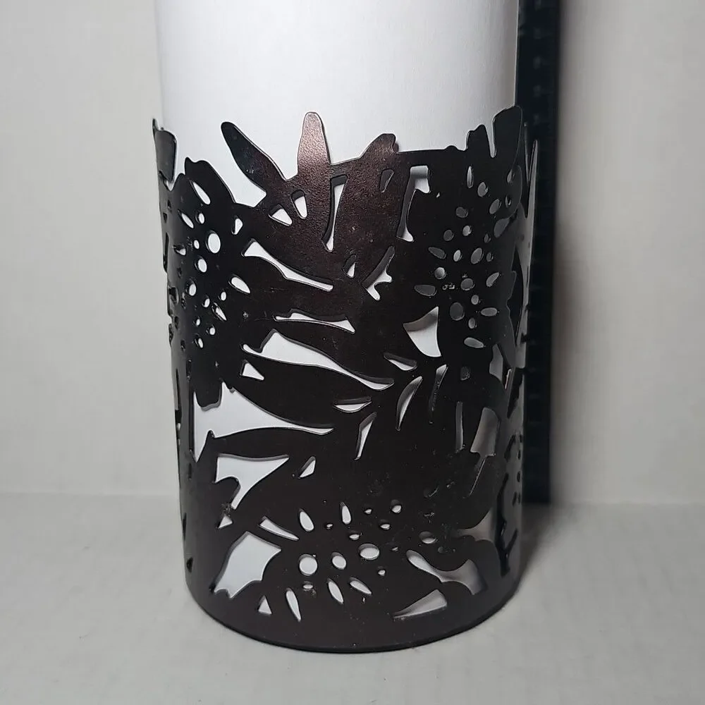 Lot Of 6 Glass Jar Candle Holders Different Styles And Sizes